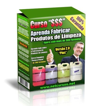 Curso de Fabricação de Produtos de Limpeza